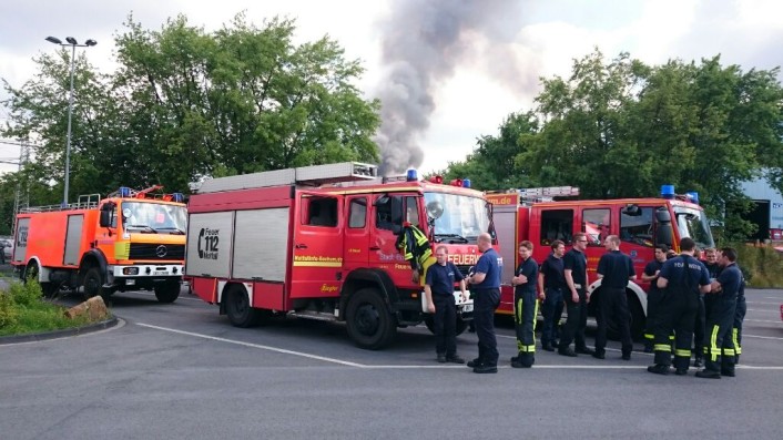 Grossbrand in Witten