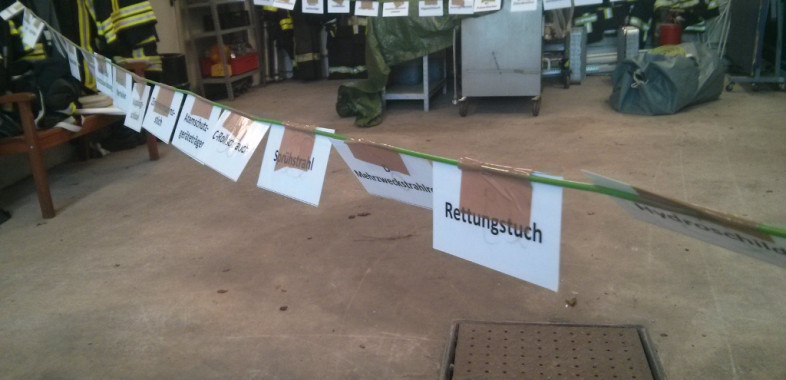 Materialkunde Karteikarten Waescheleine